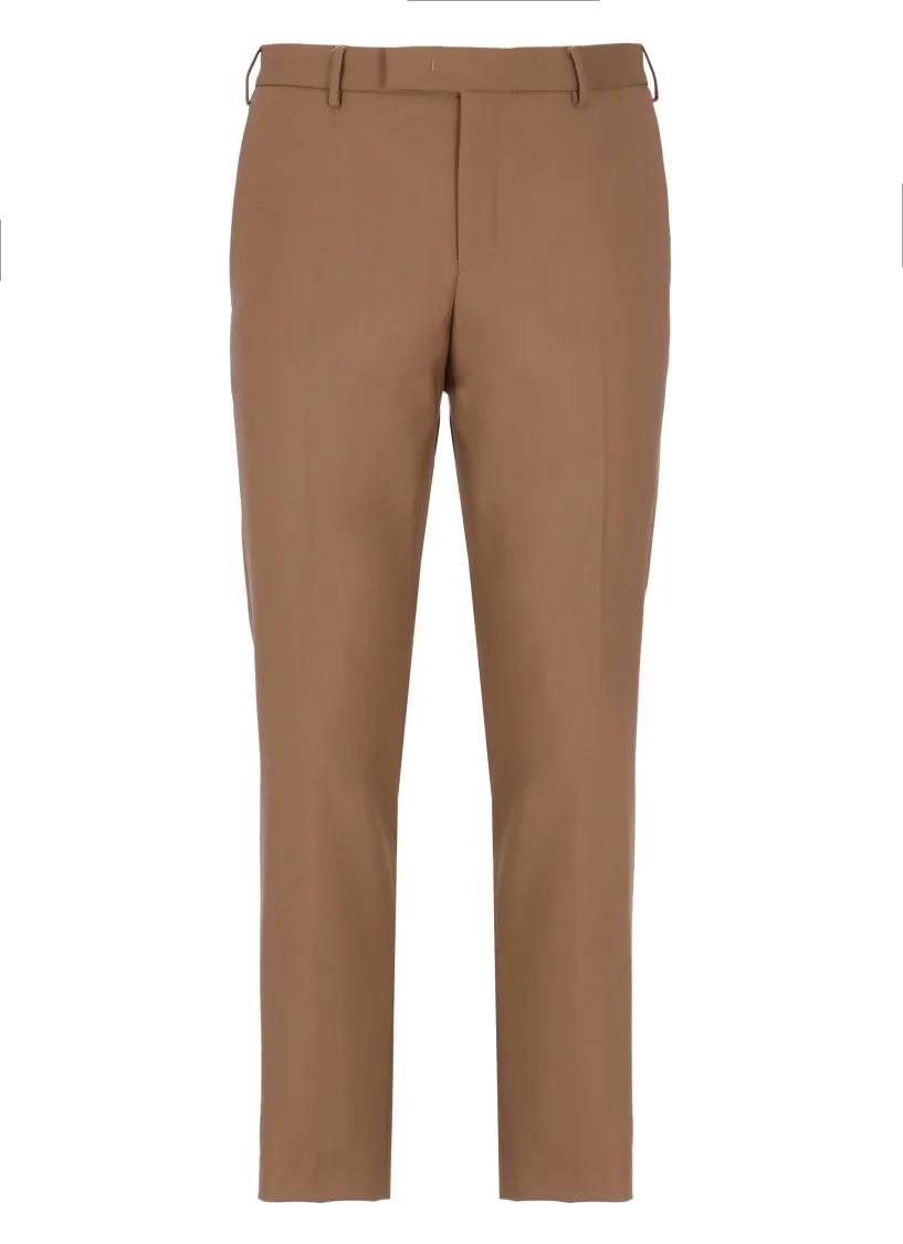 Pt Torino - Virgin Wool Trousers - Größe 46 - braun