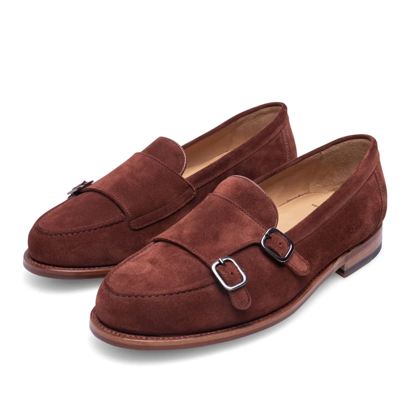 Heinrich Dinkelacker Loafer Loafer Wien Double Monk V mittel-braun(Image 2)