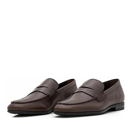 Tod's Leather Loafers Brown Stövlar