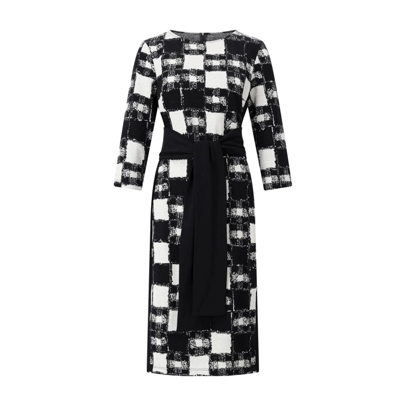 Joseph Ribkoff  Kariertes Midikleid Multicolor