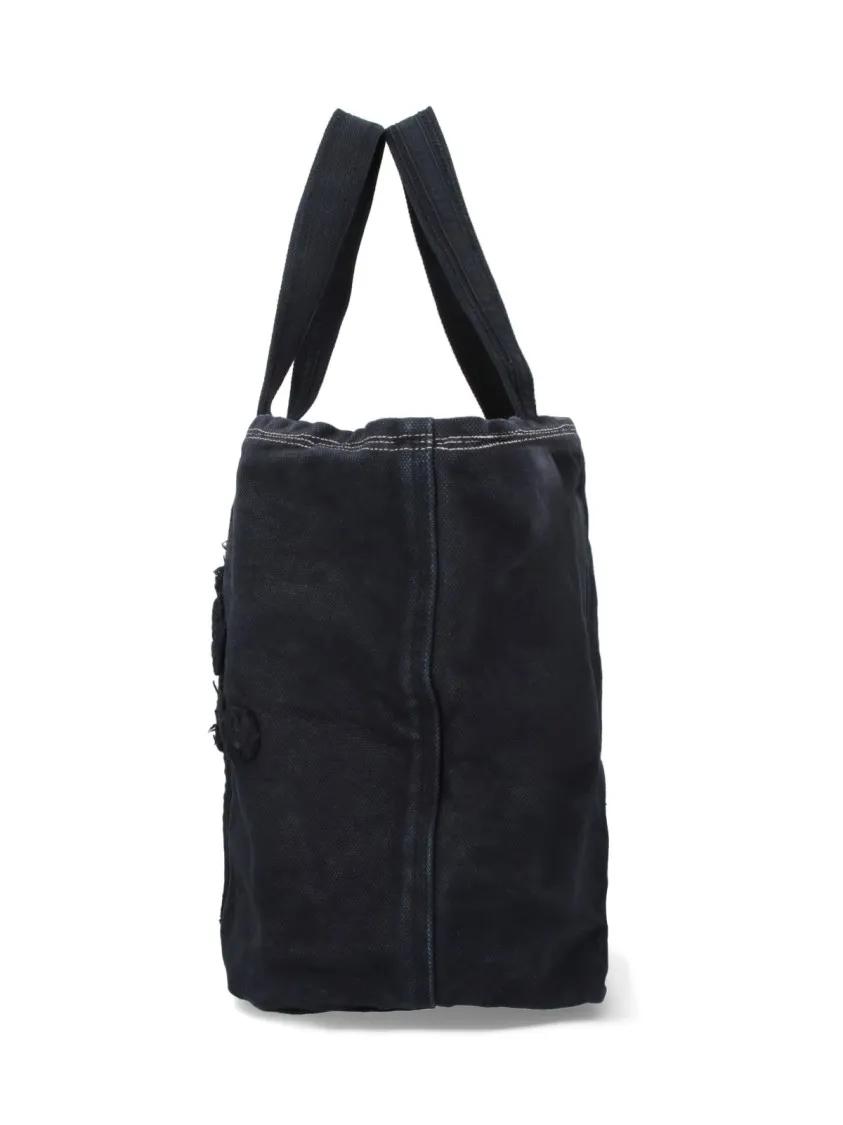 Thumbnail - Erl Shopper & Totes - Oversized Black Tote Bag - Gr. unisize - in Schwarz - für Damen