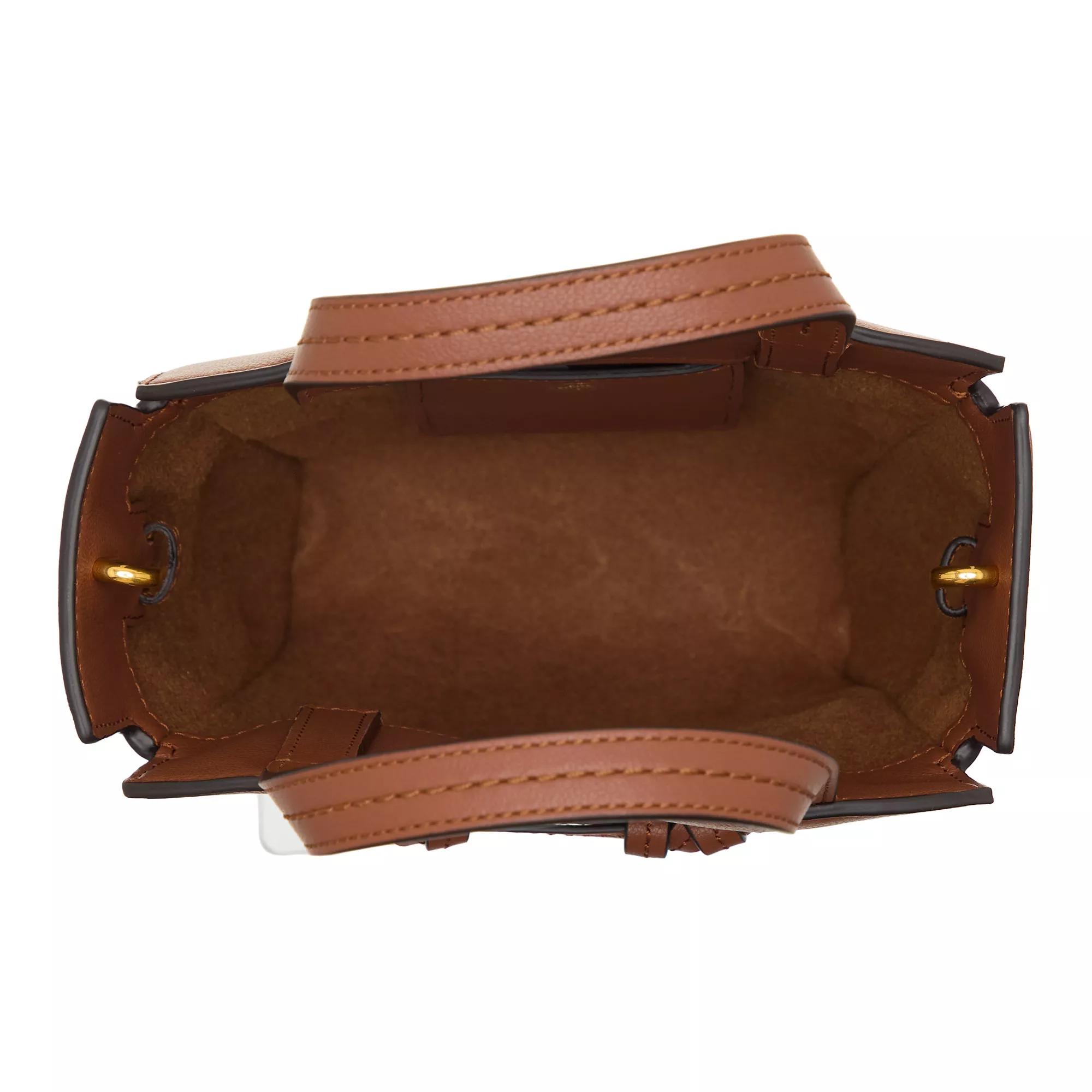 Mulberry Shoppers Clovelly Mini Tote Refined Calf in bruin
