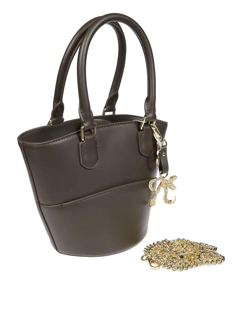Self Portrait Charm Tote Bag Brown | Draagtas