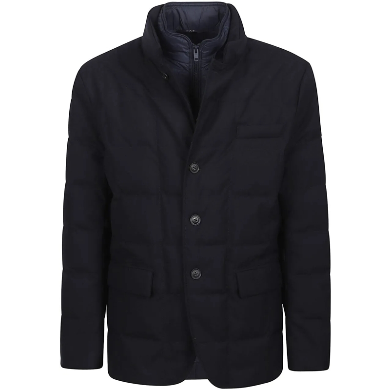 Fay Daunenjacke Double Front Down Jacket Blue blau