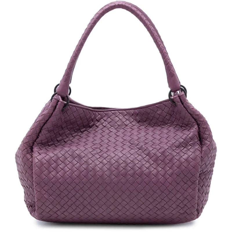 Bottega Veneta Shopper Nappa Intrecciato Parachute Tote lila