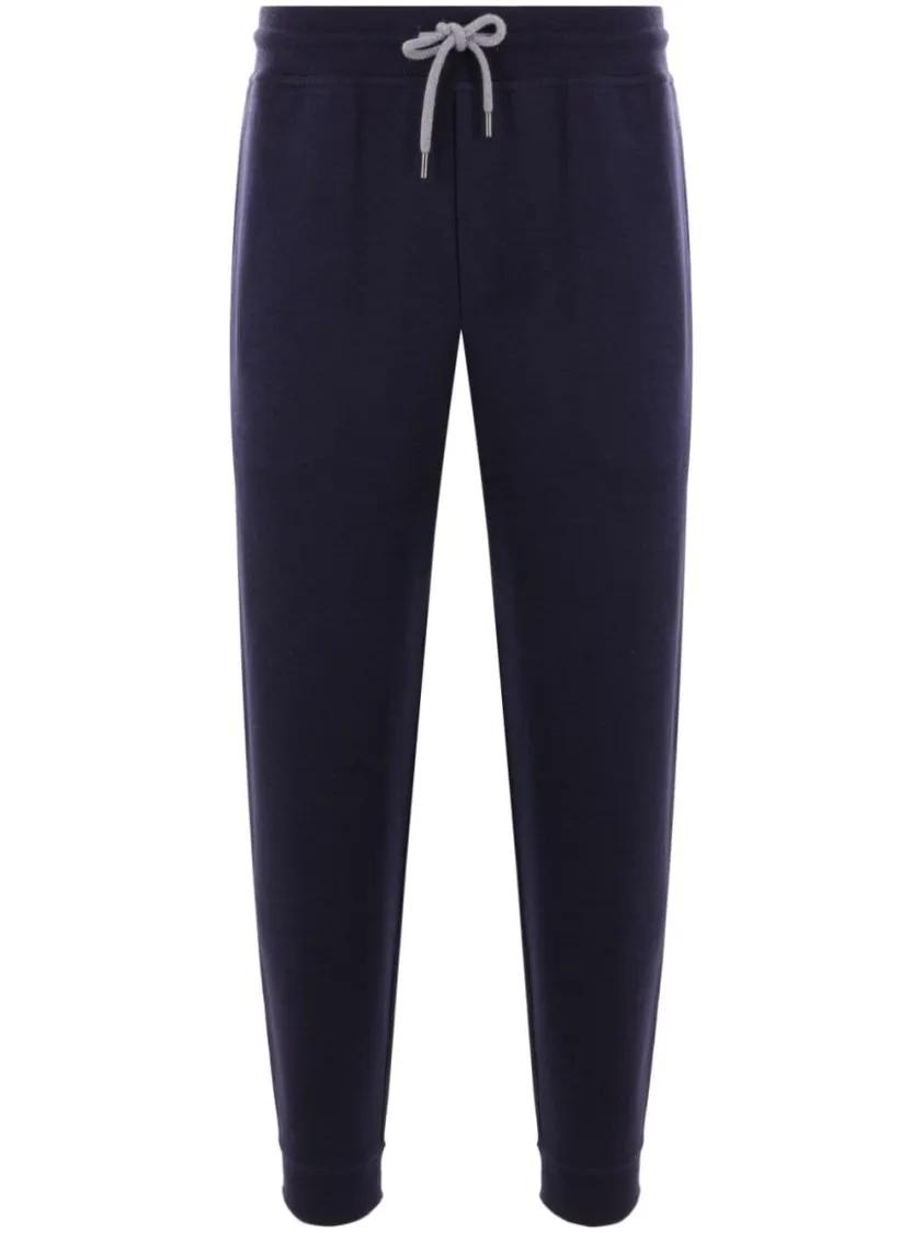 Brunello Cucinelli - Tracksuit Trousers With Cuff - Größe XL - blau