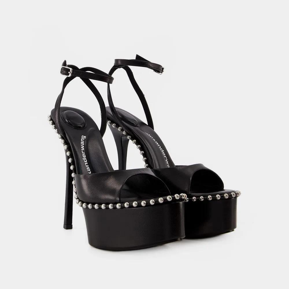 Alexander wang fur heels online