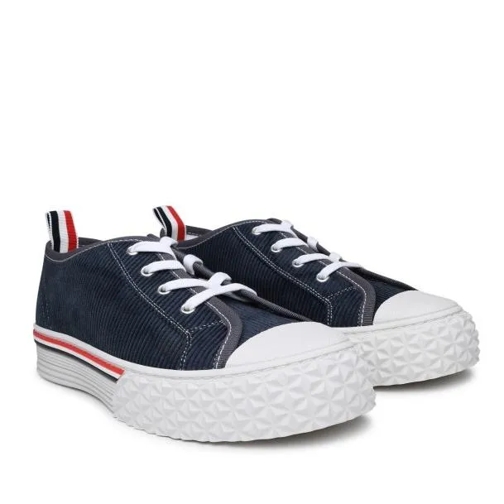 Thom Browne Light Blue Corduroy Sneaker Blue scarpa da ginnastica bassa