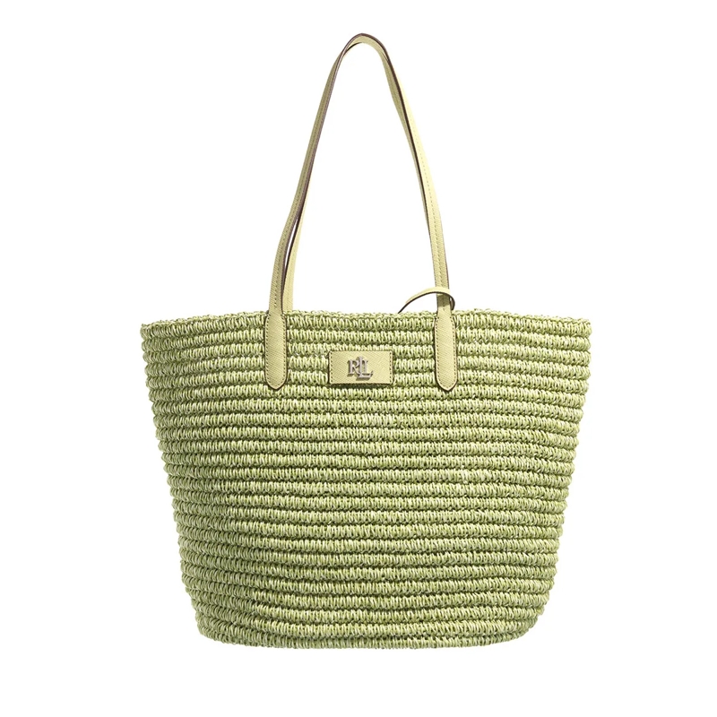 Lauren Ralph Lauren Shopper Brie 31 Tote Large Lght Olive Melange/Lght Olive