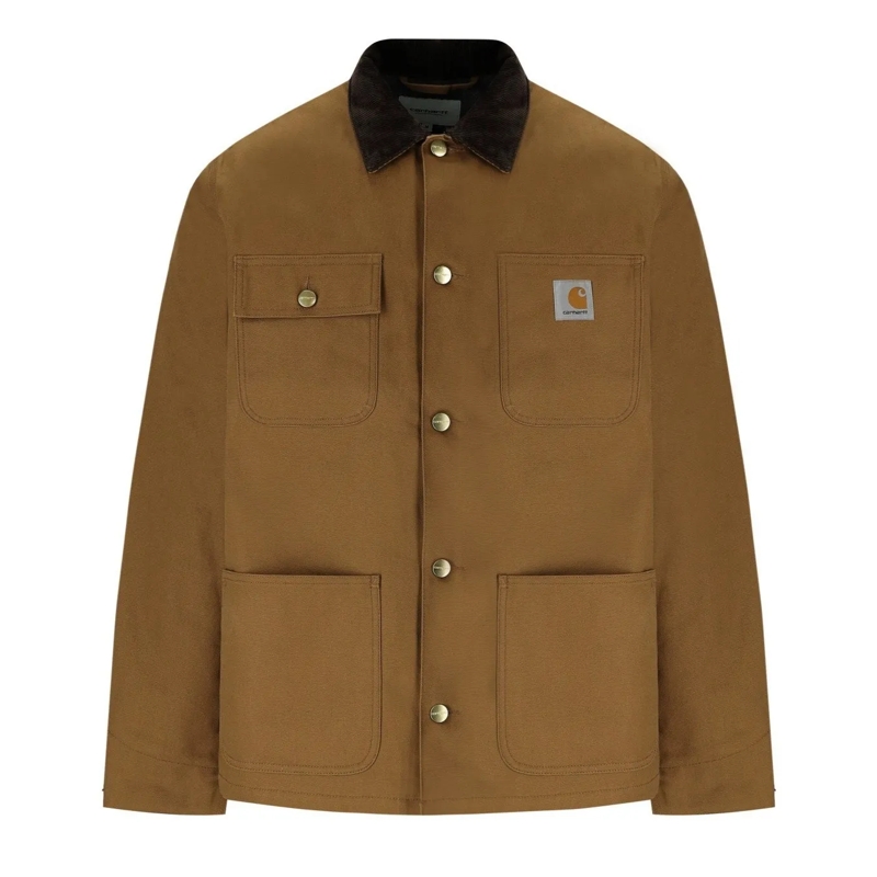 Carhartt Wip  Brown Organic Cotton Coat Brown