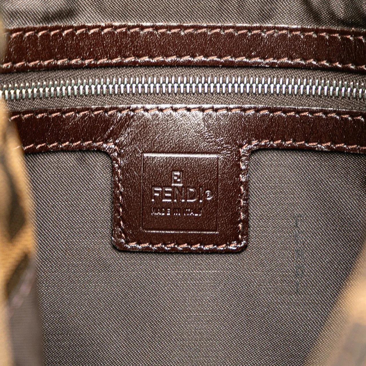 Thumbnail - Fendi Hobo Bags - Zucca Canvas Shoulder Bag - Gr. unisize - in Braun - für Damen