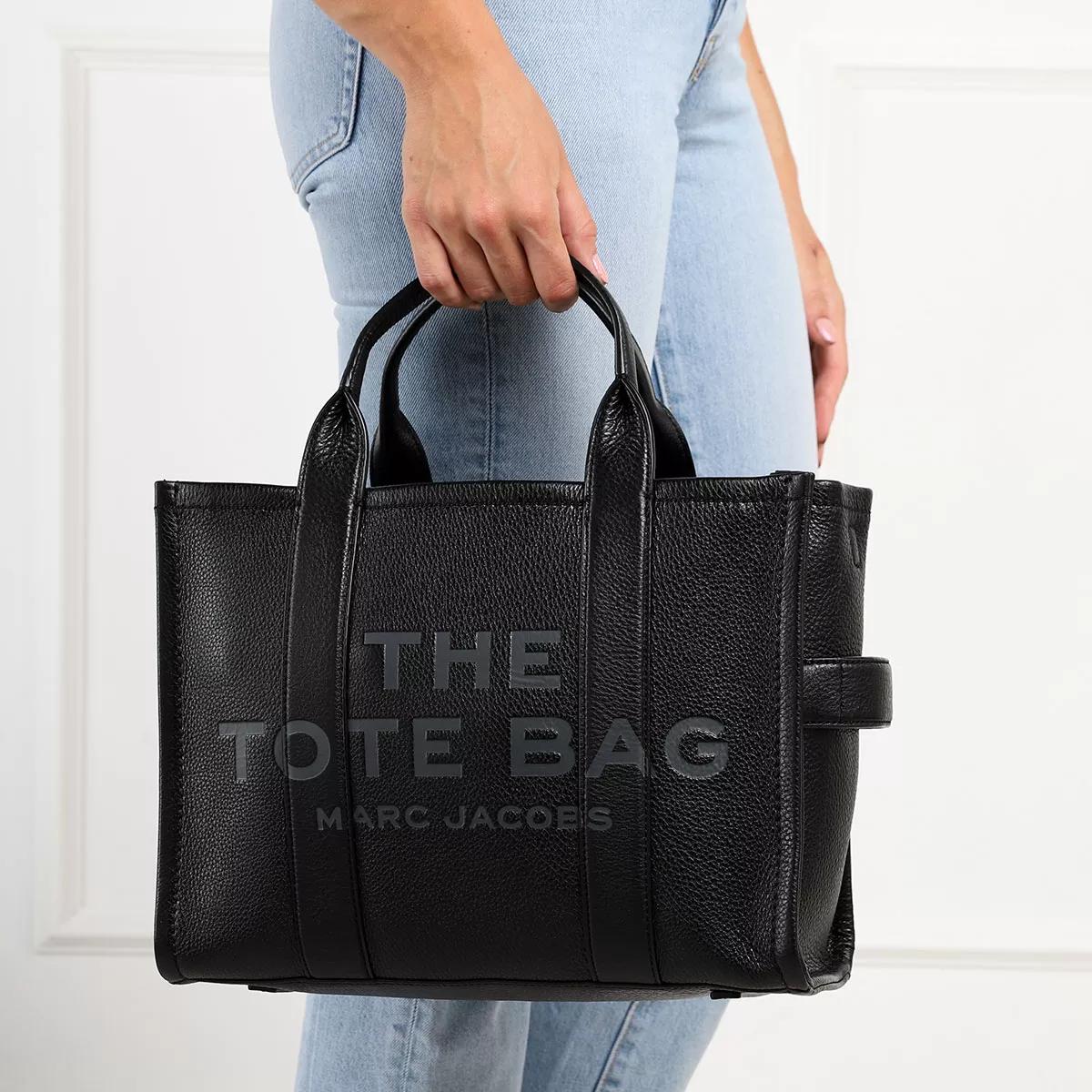 Marc Jacobs Sacs portés main, The Leather Small Tote Bag Leather en black - Totespour dames
