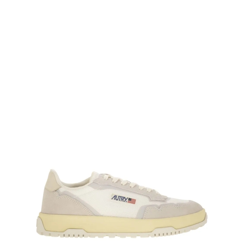 Autry International Sneaker basse Wildpace - Fabric And Suede Trainers Neutrals