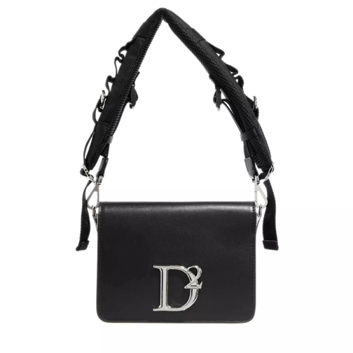 Dsquared2 Technical D2 Statement Shoulder Bag Black Crossbody Bag