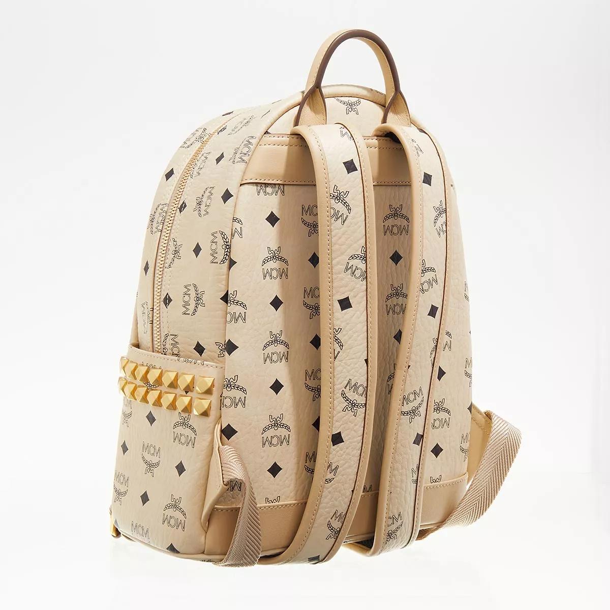 Mcm shop beige backpack