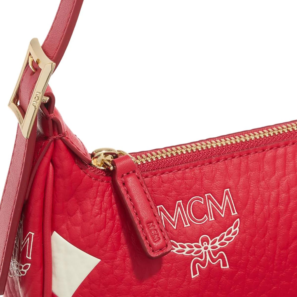 MCM Crossbody bags Aren Maxi Mn Vi Shoulder Bag Sml Xf in rood