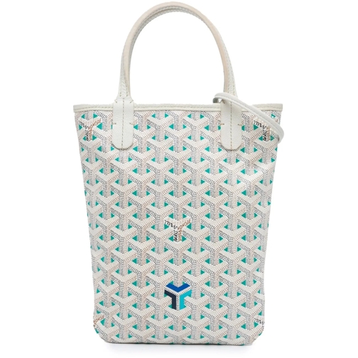 GOYARD Schultertasche 2022 Goyardine Poitiers Claire Voie weiß