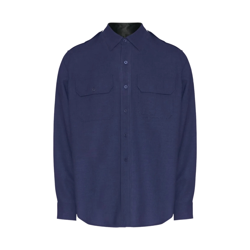 Maison Margiela Chemise Hemd mit aufgesetzten Brusttaschen 470 470
