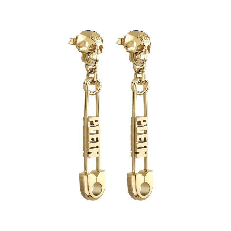 Philipp Plein Ohrhänger Ohrringe Plein Safety Pin gold(Image 2)