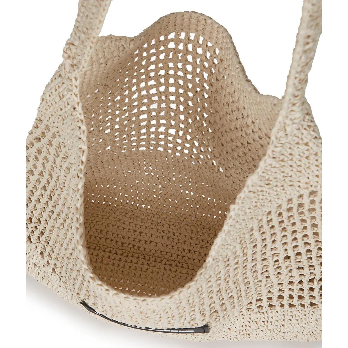 Thumbnail - Karl Lagerfeld Shopper - GEHÄKELTE STRANDTASCHE MIT LOGO - Gr. unisize - in Beige - für Damen