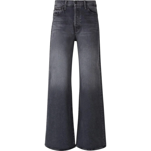 Mother Rechte Been Jeans Wide Leg Jeans schwarz