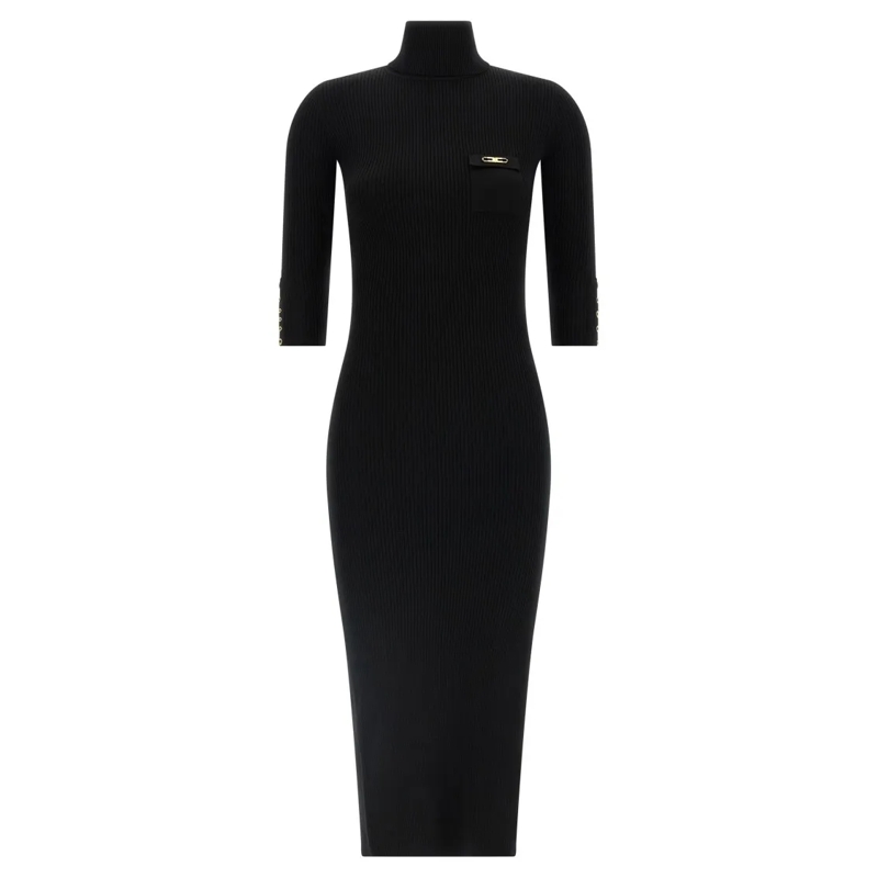 Elisabetta Franchi Robe midi Dresses Black schwarz