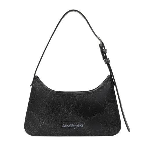 Acne Studios Black Leather Bag Black Schoudertas