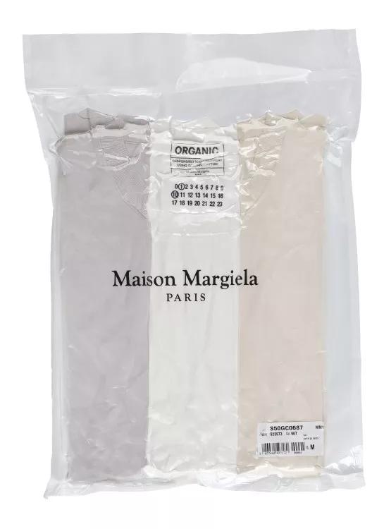 Maison Margiela - 3 T-Shirt Set - Größe S - bunt