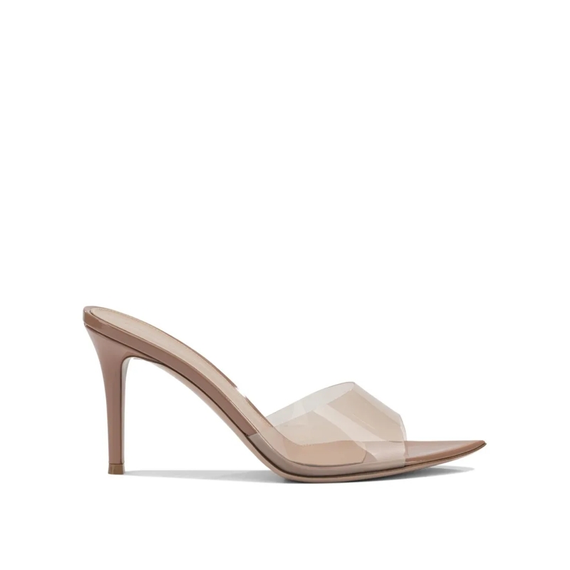 Gianvito Rossi Mules "Elle 85 Mm" Mules Neutrals