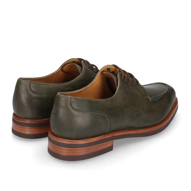 Heinrich Dinkelacker Schnürschuhe Schnürer Genf Norweger N dunkel-grün(Image 3)