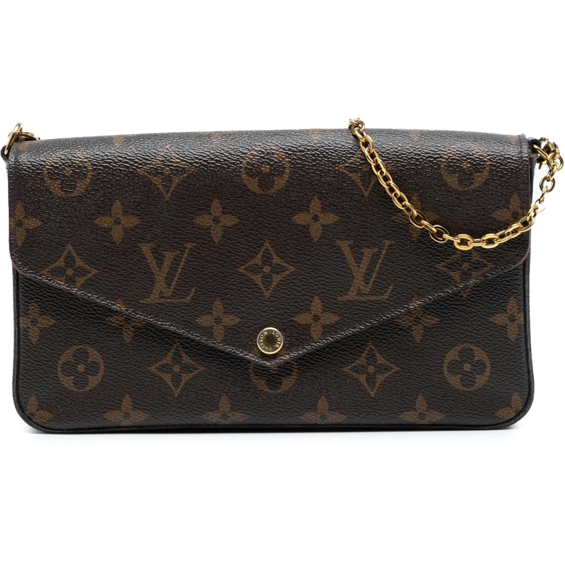 Louis Vuitton Schultertasche Monogram Pochette Felicie braun