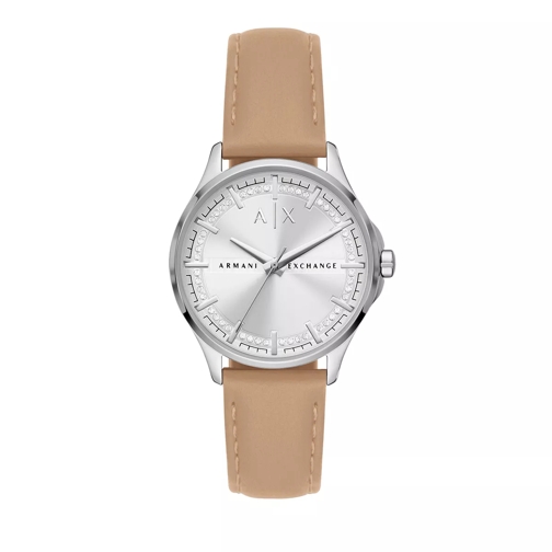 Armani Exchange Women's Three-Hand Stainless Steel Watch AX5259 Pink Dresswatch