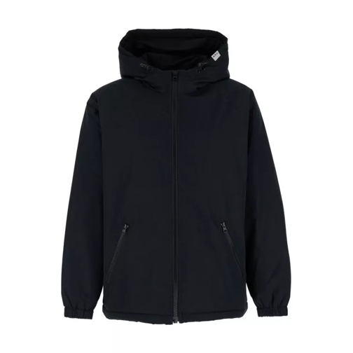 A.P.C. Youri' Jacket With Logo Patch In Blue Technical Fa Black 