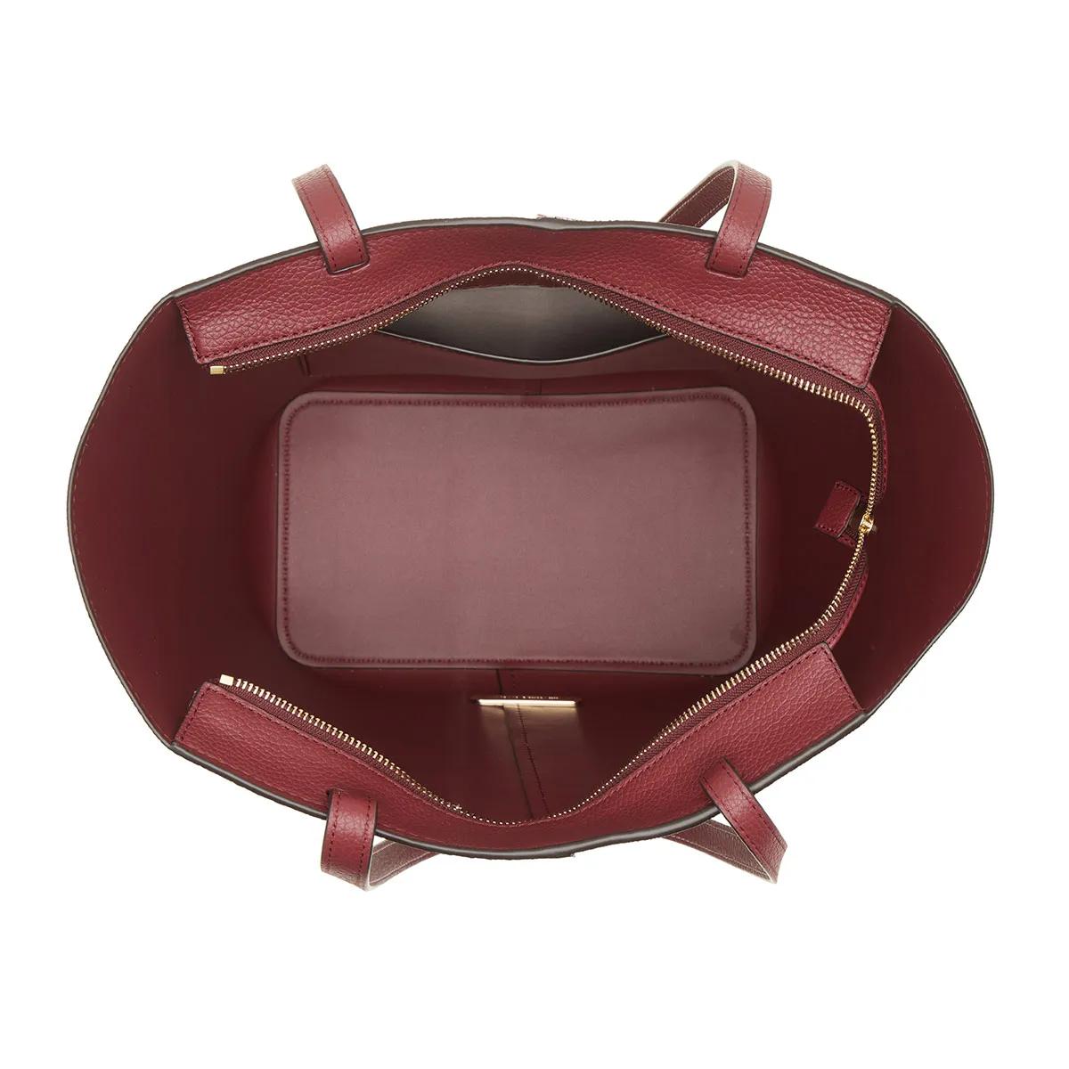 Michael Kors Shoppers Flora Lg Tz Tote in rood