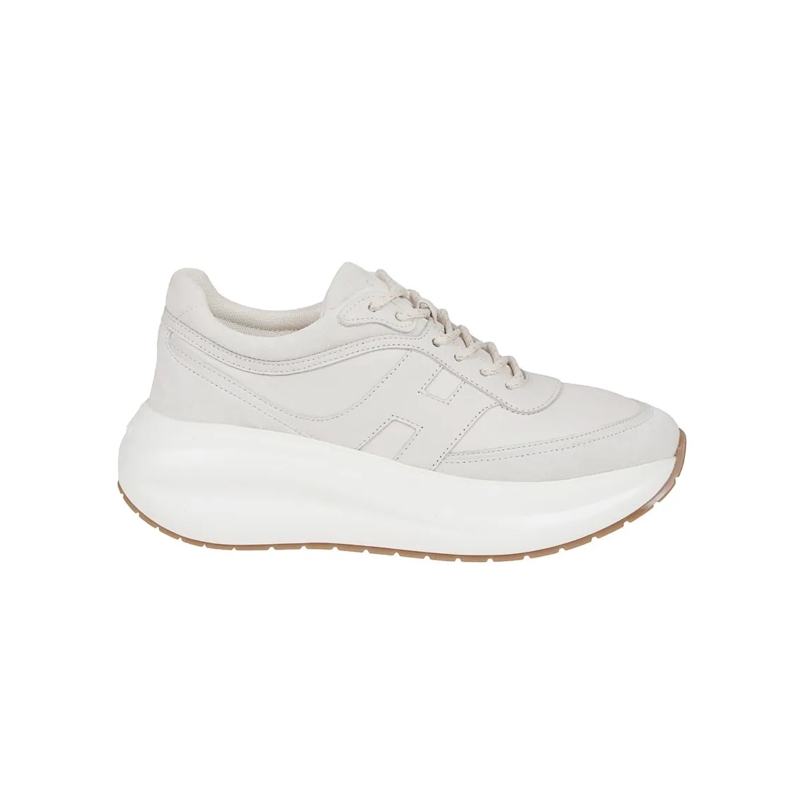 Hogan Lage-top sneaker Leather Sneakers With Cushioned Sole White