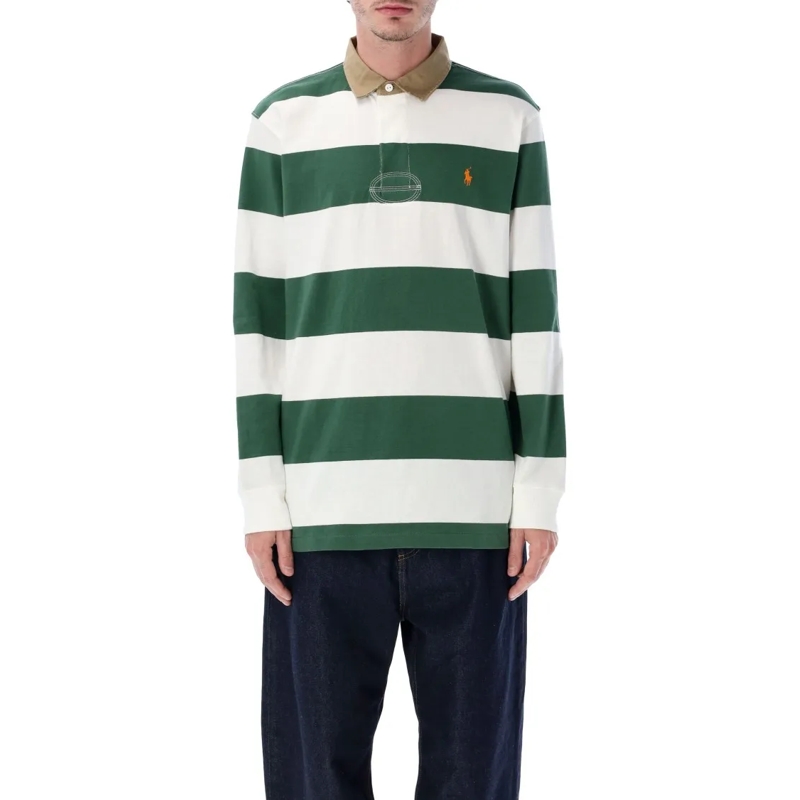 Polo Ralph Lauren Polohemd Classic Fit Khaki-Collar Rugby Shirt Multicolor