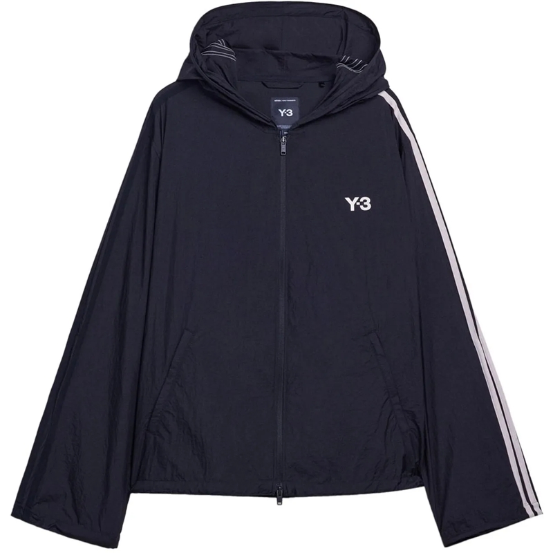 Y-3 Daunenjacke veste de survetement y 3 nylon 3 bandes schwarz