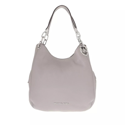 MICHAEL Michael Kors Large Chain Shoulder  Pearl Grey Shopping Bag
