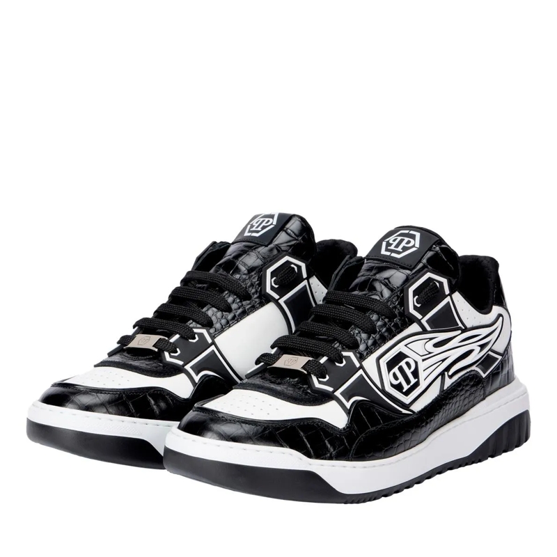 Philipp Plein Low-Top-Sneaker Verleihen Sie Ihrem Look mit diesen Moonwalker-Sne weiss(Image 2)