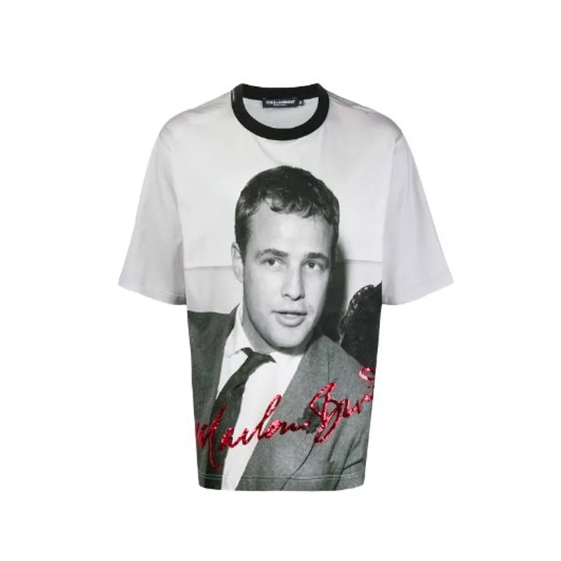Dolce&Gabbana T-shirt Marlon Brando T-Shirt White