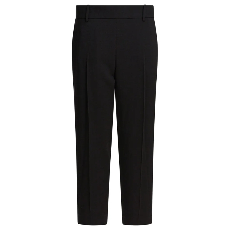 Khaite  High-Waisted Trousers Black