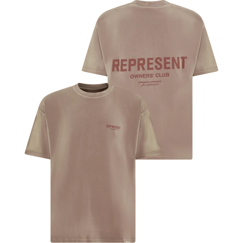Represent T-shirt Heren Represent Owners Club T-Shirt beige