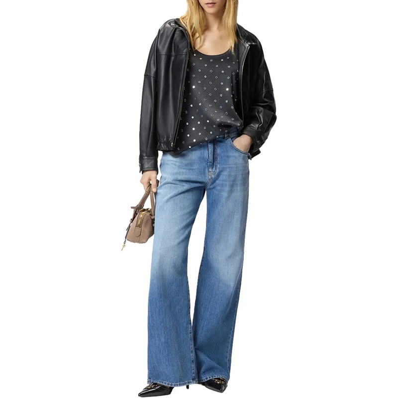 Pinko T-shirt Tops Gray grau(Image 5)