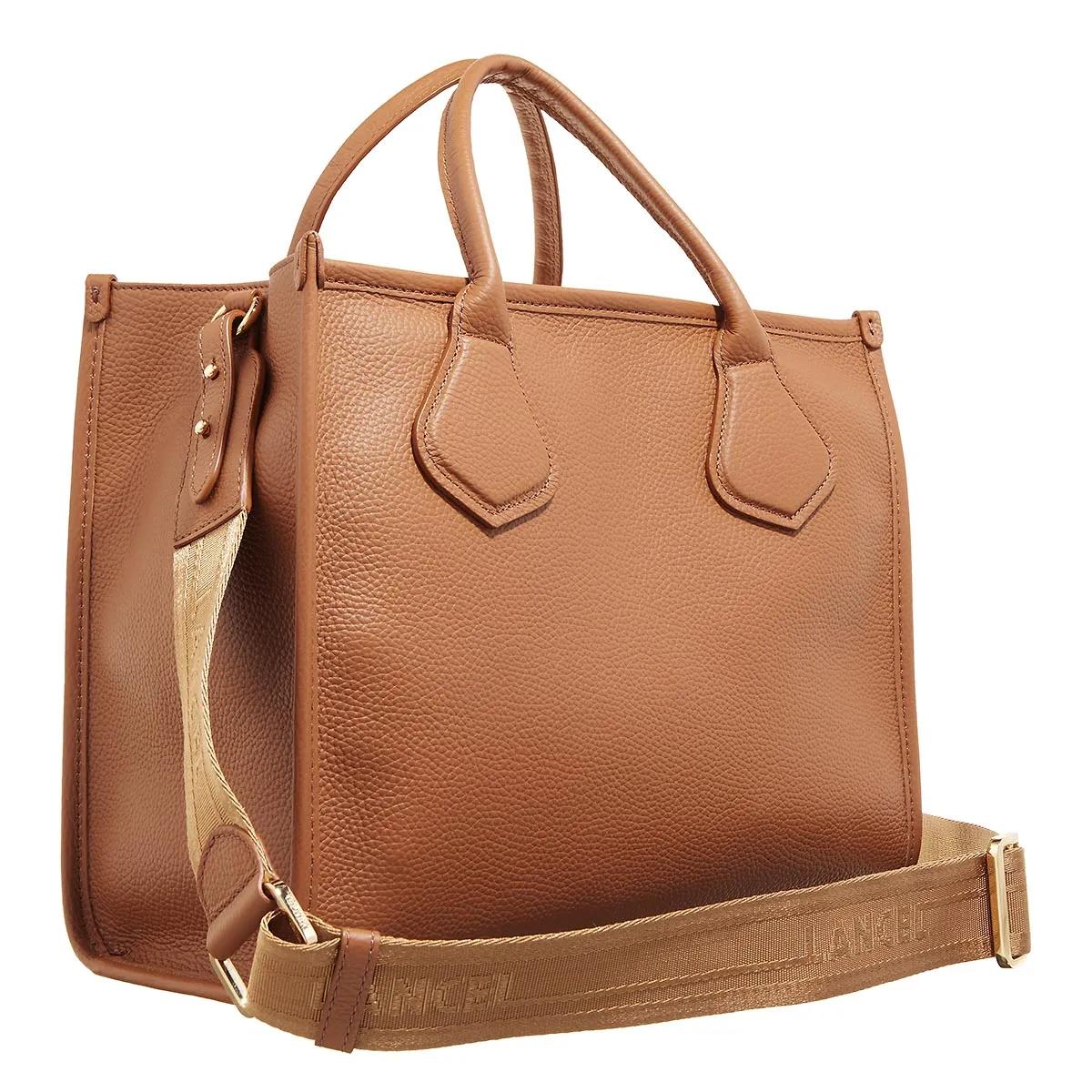 Lancel Totes Cabas Zippe M in bruin