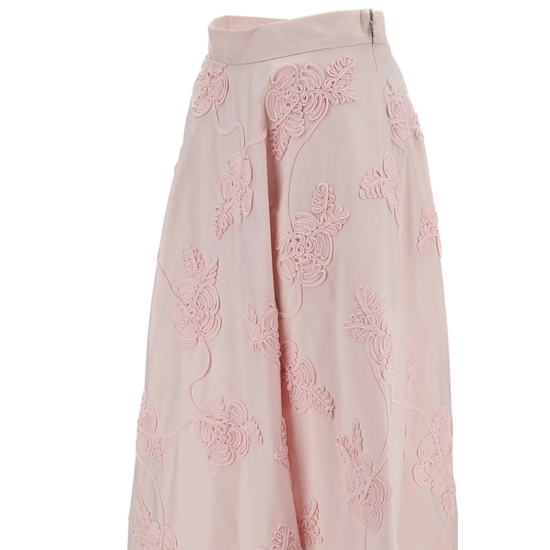 Rotate Midirock Flower Maxi Skirt Pink(Image 3)