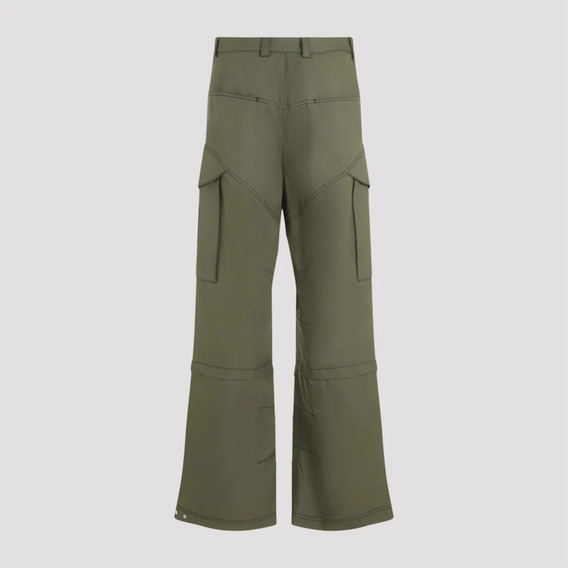 Off-White Anzugshose Casual Trousers With Utility Pockets And Fit Grey