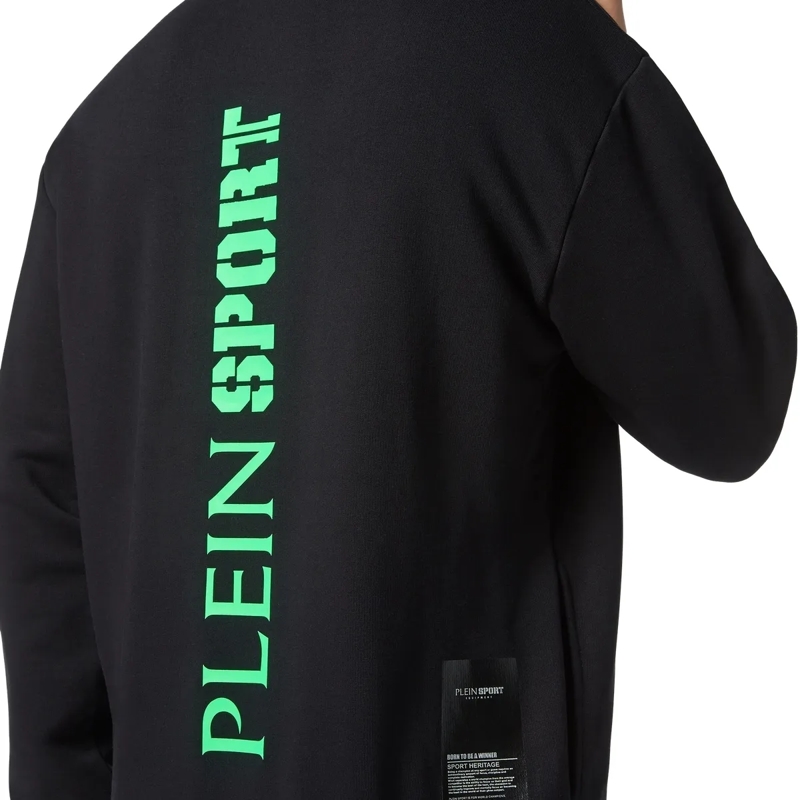 Plein Sport Top Hoodie schwarz(Image 5)
