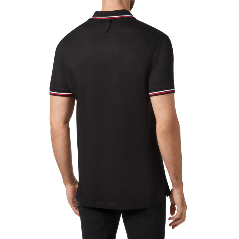 BILLIONAIRE Top Poloshirt Double B schwarz(Image 2)