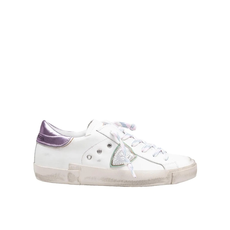 Philippe Model Lage-top sneaker Philippe Prsx Leather Sneakers, White And Pink White