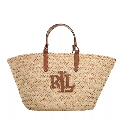 Lauren Ralph Lauren Shelbie Tote Medium Natural/Lauren Tan Basket Bag